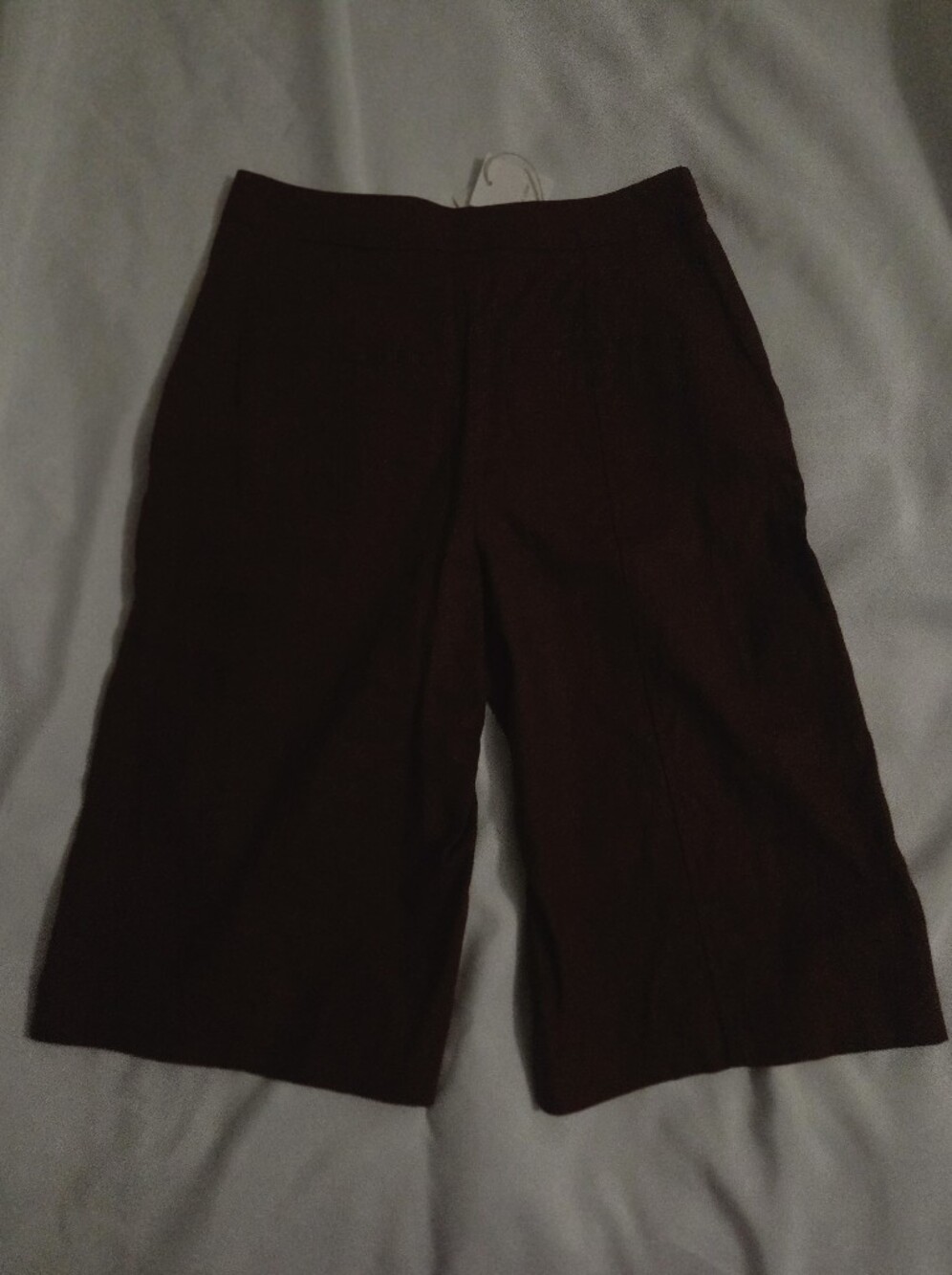 Zara Women's Wide-Leg Pants in Deep Brown - Picture 3 of 5
